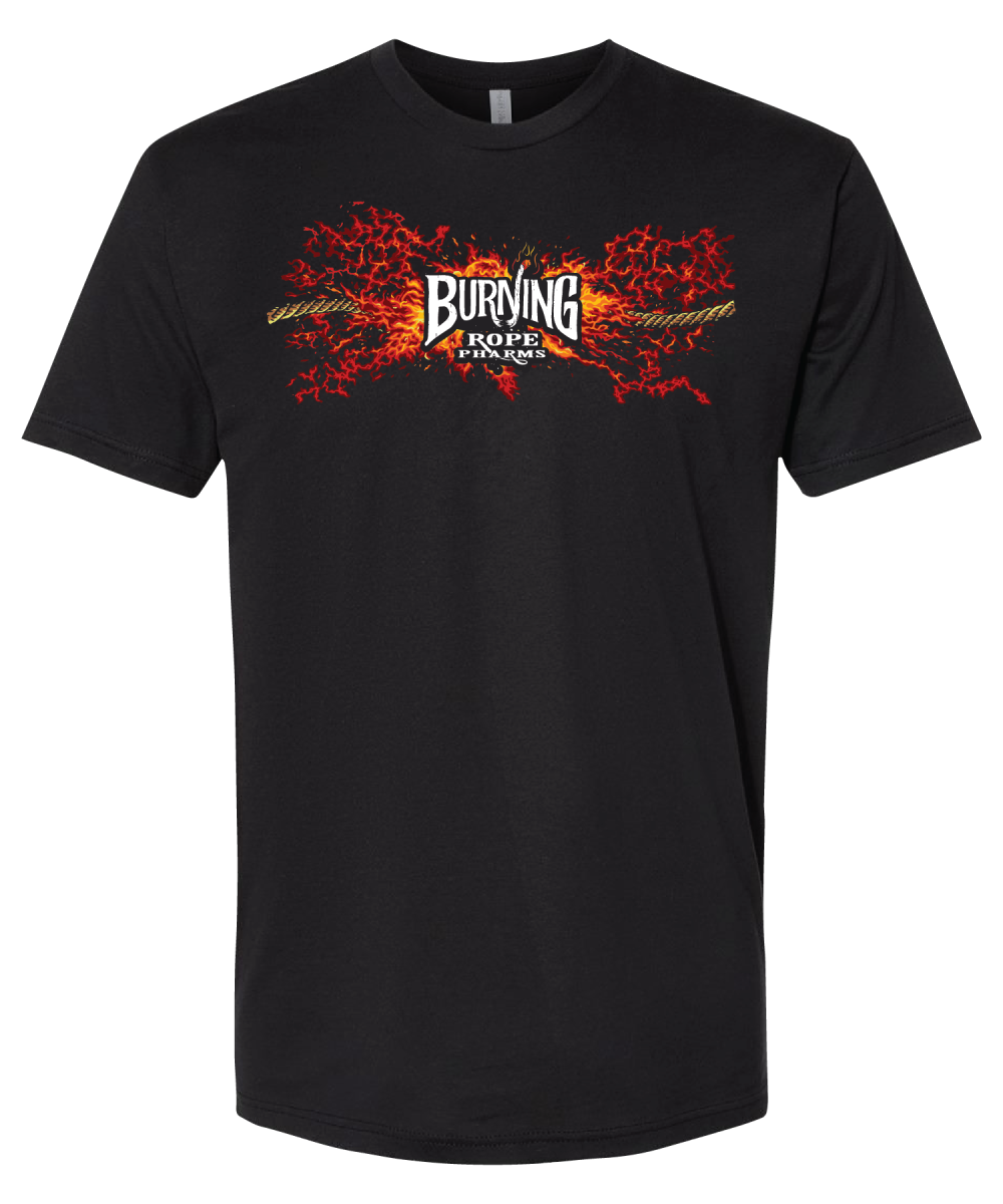 Burning Rope Tee combines clean streetwear aesthetics with premium comfort