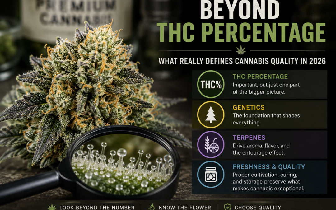 Cannabis quality beyond THC percentage in 2026