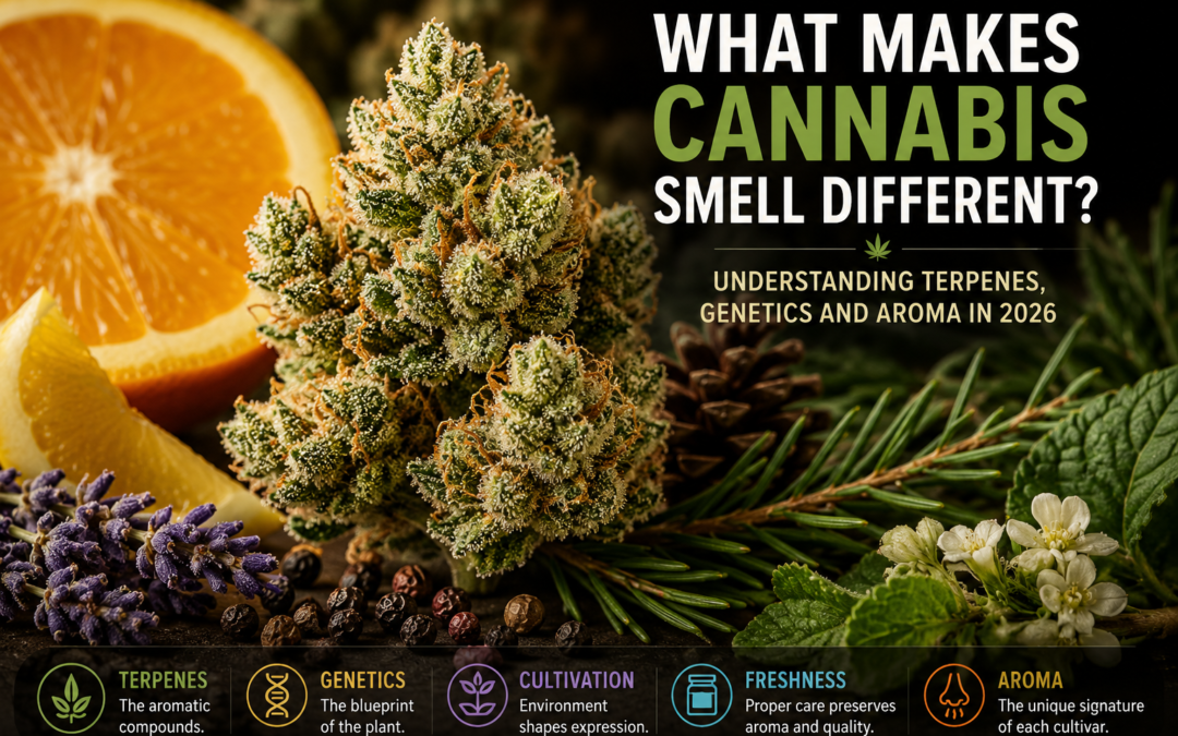 What Makes Cannabis Smell Different? Understanding Terpenes, Genetics and Aroma in 2026